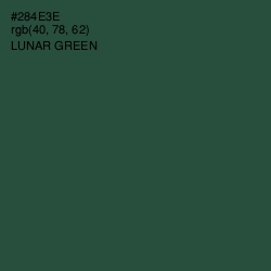 #284E3E - Lunar Green Color Image