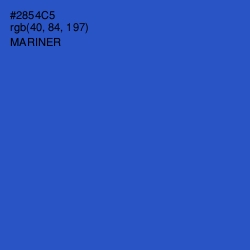 #2854C5 - Mariner Color Image