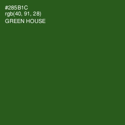 #285B1C - Green House Color Image