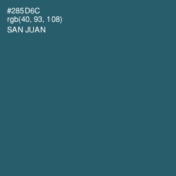 #285D6C - San Juan Color Image