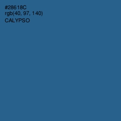 #28618C - Calypso Color Image