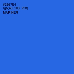 #2867E4 - Mariner Color Image