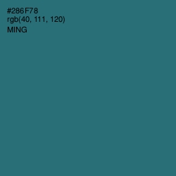 #286F78 - Ming Color Image