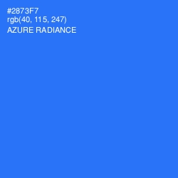 #2873F7 - Azure Radiance Color Image