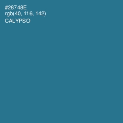 #28748E - Calypso Color Image