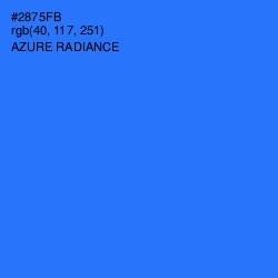 #2875FB - Azure Radiance Color Image