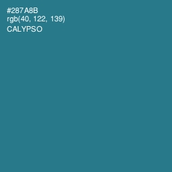 #287A8B - Calypso Color Image