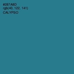 #287A8D - Calypso Color Image