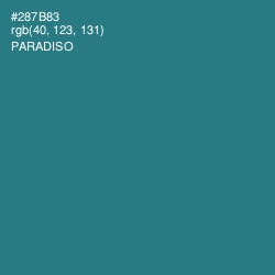 #287B83 - Paradiso Color Image