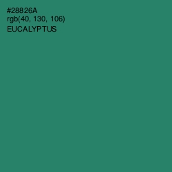 #28826A - Eucalyptus Color Image