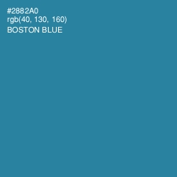 #2882A0 - Boston Blue Color Image