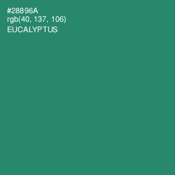 #28896A - Eucalyptus Color Image