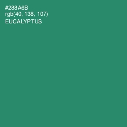 #288A6B - Eucalyptus Color Image