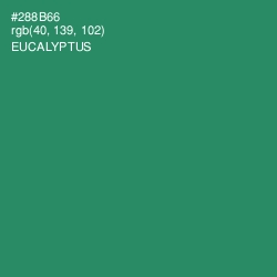 #288B66 - Eucalyptus Color Image