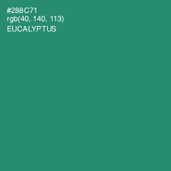 #288C71 - Eucalyptus Color Image