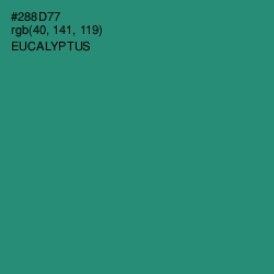 #288D77 - Eucalyptus Color Image