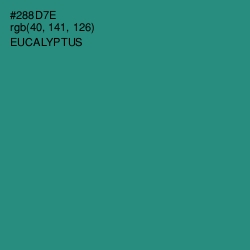 #288D7E - Eucalyptus Color Image