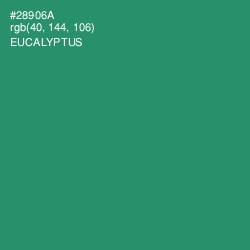 #28906A - Eucalyptus Color Image