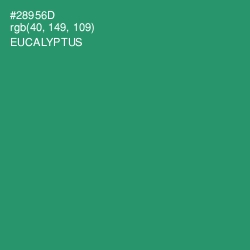 #28956D - Eucalyptus Color Image