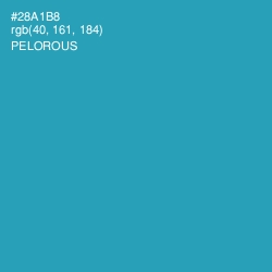 #28A1B8 - Pelorous Color Image