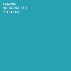 #28A2B5 - Pelorous Color Image