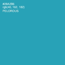 #28A2B6 - Pelorous Color Image