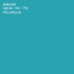 #28A3AF - Pelorous Color Image