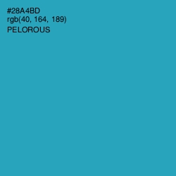 #28A4BD - Pelorous Color Image