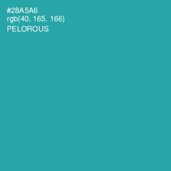 #28A5A6 - Pelorous Color Image