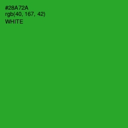 #28A72A - Forest Green Color Image