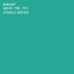 #28A897 - Jungle Green Color Image