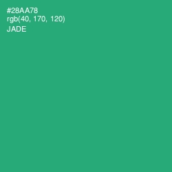 #28AA78 - Jade Color Image