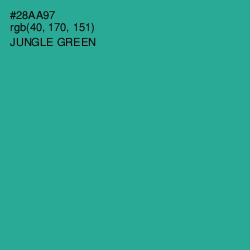 #28AA97 - Jungle Green Color Image