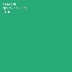 #28AB78 - Jade Color Image