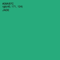 #28AB7C - Jade Color Image