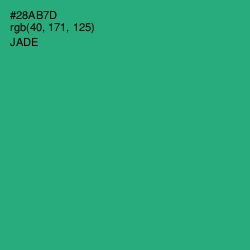 #28AB7D - Jade Color Image