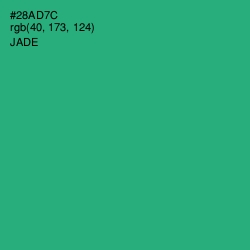 #28AD7C - Jade Color Image