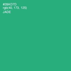 #28AD7D - Jade Color Image