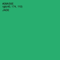 #28AE6E - Jade Color Image