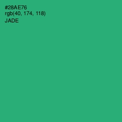 #28AE76 - Jade Color Image