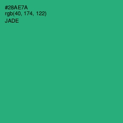 #28AE7A - Jade Color Image