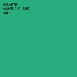 #28AE7E - Jade Color Image