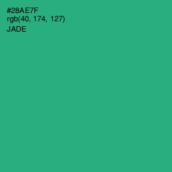 #28AE7F - Jade Color Image