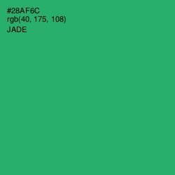 #28AF6C - Jade Color Image