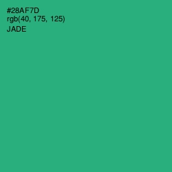 #28AF7D - Jade Color Image