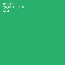 #28B06C - Jade Color Image