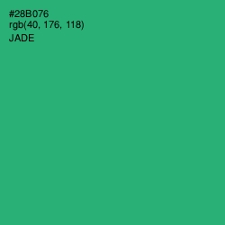 #28B076 - Jade Color Image