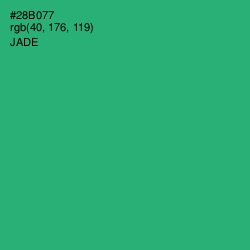 #28B077 - Jade Color Image