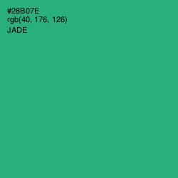 #28B07E - Jade Color Image