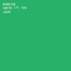 #28B168 - Jade Color Image